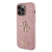 Guess PU Fixed Glitter 4G Metal Logo Apple iPhone 15 Pro Max GUHCP15XHG4SGP Pink