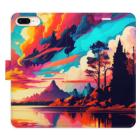 Flipové puzdro iSaprio - Colorful Mountains 02 - iPhone 7 Plus
