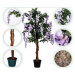 PLANTASIA umelý strom Vistária 120 cm, modrofialové kvety