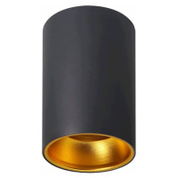 Stropné prisadené svietidlo ELIZA , GU10, IP20, hliník, čierno-zlatá (ORN