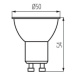 Žiarovka LED 4,7W, GU10, RGBCCT (Kanlux)