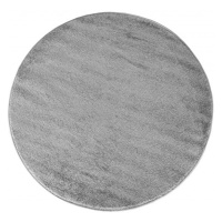 DY Sivý okrúhly koberec Lora Rozmer: 120x120 cm