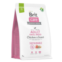 Krmivo Brit Care Dog Sustainable Adult Small Breed Chicken & Insoct 3kg