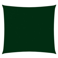 Tieniaca plachta štvorcová 4 x 4 m oxfordská látka Dekorhome Tmavo zelená,Tieniaca plachta štvor