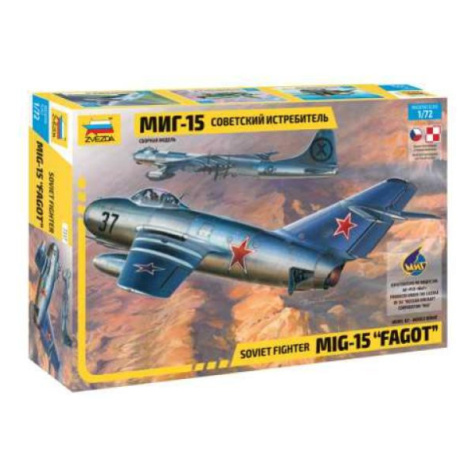 Model Kit letadlo 7317 - MIG-15 "Fagot" (1:72) Zvezda