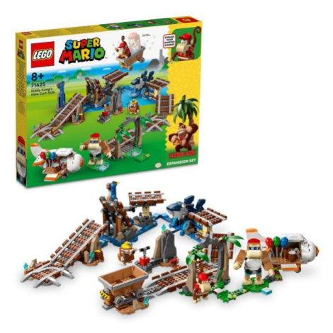 LEGO® Super Mario™ 71425 Diddy Kongova jazda v banskom vozíku – rozširujúci set