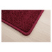Kusový koberec Eton vínově červený čtverec - 100x100 cm Vopi koberce