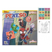 Pexeso v zošite 64ks Spidey 21,5x21,5cm