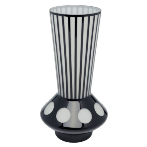Brillar váza čierna/biela 40cm Kare Design