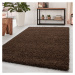 Kusový koberec Dream Shaggy 4000 brown Rozmery koberca: 60x110