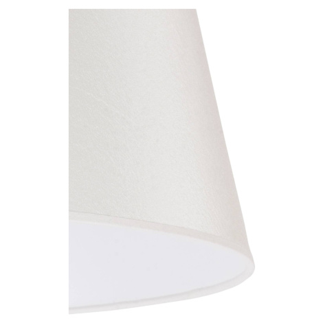 Tienidlo na lampu Cone 25,5 cm, chinc ekru/biela