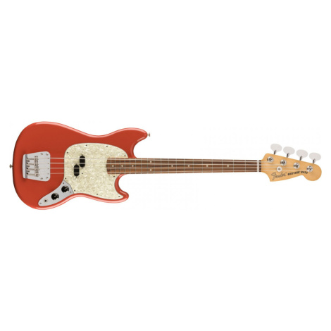 Fender Vintera 60s Mustang Bass Fiesta Red Pau Ferro