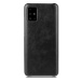 Samsung Galaxy A51 SM-A515F, Plastový zadný kryt s koženým vzorom, čierny