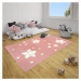 Detský ružový koberec Hanse Home Adventures Stardust, 120 x 170 cm