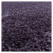 Kusový koberec Sydney Shaggy 3000 violett kruh - 200x200 (průměr) kruh cm Ayyildiz koberce
