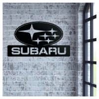 Nástenná dekorácia - Znak Subaru, Čierna