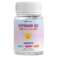 MOVIT ENERGY Vitamin D3 800 I.U. pre deti 90 tabliet