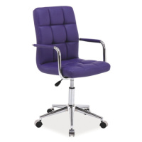 Kancelárska stolička Q-022 Fialová