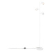 Moderná stojanová lampa biela 3 -svetelná - Jeana