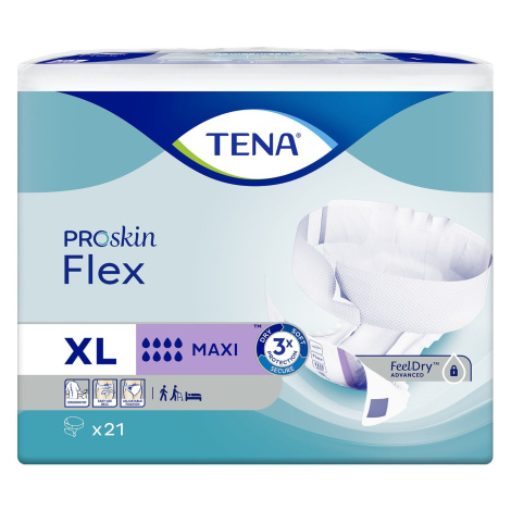 TENA Flex Maxi Extra Large absorpčné nohavičky s rýchloupínacím pásom 21 ks