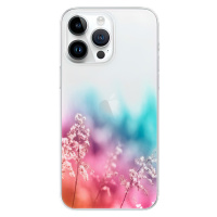 Odolné silikónové puzdro iSaprio - Rainbow Grass - iPhone 15 Pro Max