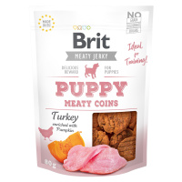 BRIT Jerky Puppy Turkey Meaty Coins maškrty pre šteňatá 80 g