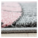 Kusový koberec Kids 580 pink Rozmery koberca: 160x230
