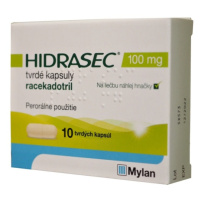 HIDRASEC 100 mg 10 tvrdých kapsúl