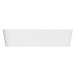 OMNIRES - PARMA M+ umývadlo na dosku, 50 x 35 cm biela lesk /BP/ PARMAUNBP