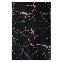 Kusový koberec PORTE 2007 Black/Gold 120x180 cm