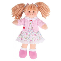 Bigjigs Toys Látková bábika Poppy 28 cm
