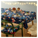 Bavlnený obrus s vianočným motívom 137x229 cm Santa's Christmas Wonderland - Catherine Lansfield