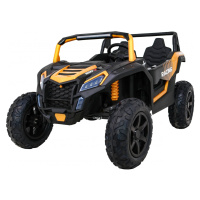 mamido Detské elektrické autíčko Buggy UTV Strong 24V nafukovacie kolesá zlaté