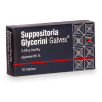 GALVEX Suppositoria glycerini 2,06g 10 čapíkov