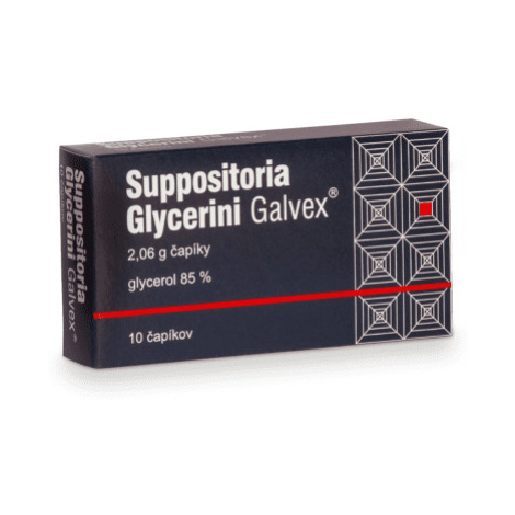 GALVEX Suppositoria glycerini 2,06g 10 čapíkov