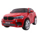 mamido Elektrické autíčko BMW X6 M dvojmiestne XXL lakované červené