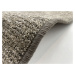 Kusový koberec Alassio hnědý čtverec - 80x80 cm Vopi koberce