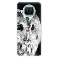 Odolné silikónové puzdro iSaprio - BW Owl - Xiaomi Mi 10T Lite