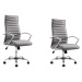 LuxD Kancelárska stolička Boss sivá