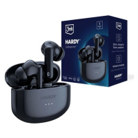 3mk bezdrôtové stereo slúchadlá HARDY LifePods Pro, stereo, nabíjacie púzdro, čierna