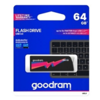 GOODRAM USB kľúč UCL3 64GB, USB 3.0 (3.2 Gen 1), čierny