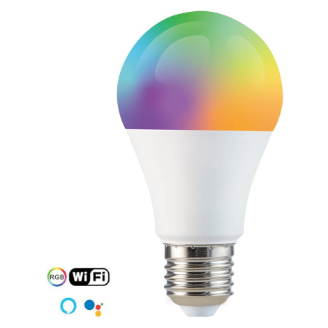 LED E27 5,5W Tuya app, RGBW, WiFi, stmievateľná EUROLIGHTING