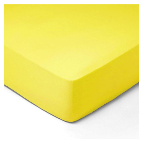 Forbyt, Prestieradlo, Jersey, svetlo žltá 180 x 200 cm