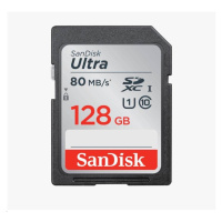 Karta SanDisk SDXC 128 GB Ultra (100 MB/s Class 10 UHS-I)