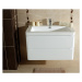 Kúpeľňová skrinka s umývadlom Praya závesná 85x53x48, biela,lesk