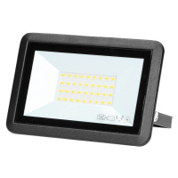 Reflektor LED BULLED 30W, 4000K, 2400lm, IP65, čierny (ORNO)