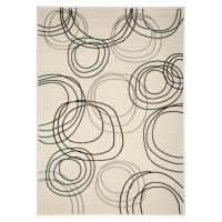 Kusový koberec Circles cream - 80x150 cm Alfa Carpets