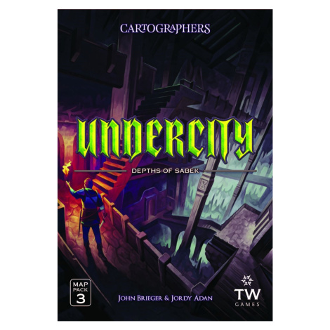 Thunderworks Games Cartographers Heroes Map Pack 3- Undercity