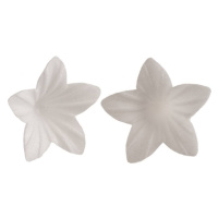 Biele jedlé papierové kvety 400ks 2cm - Dekora - Dekora