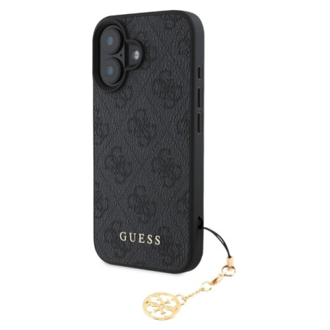 Guess 4G Charm kryt pre iPhone 16 Plus sivý